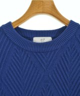 417（フォーワンセブン）ニット・セーター 青 サイズ:M メンズ/2200641599026