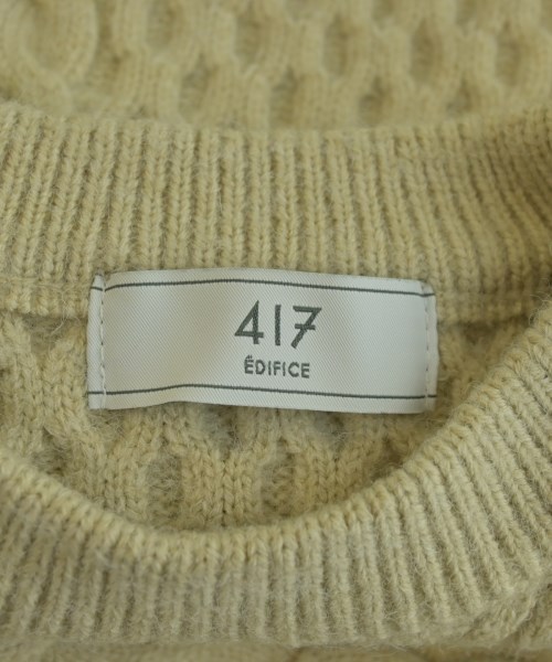 417（フォーワンセブン）ニット・セーター ベージュ サイズ:M メンズ/2200662309017