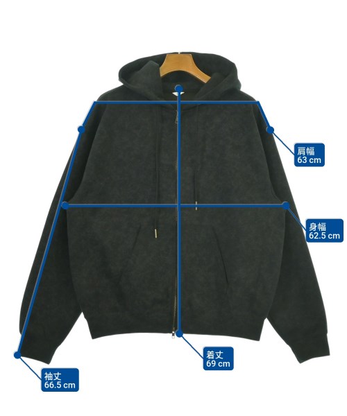 417（フォーワンセブン）パーカー 黒 サイズ:L メンズ/2200671883065