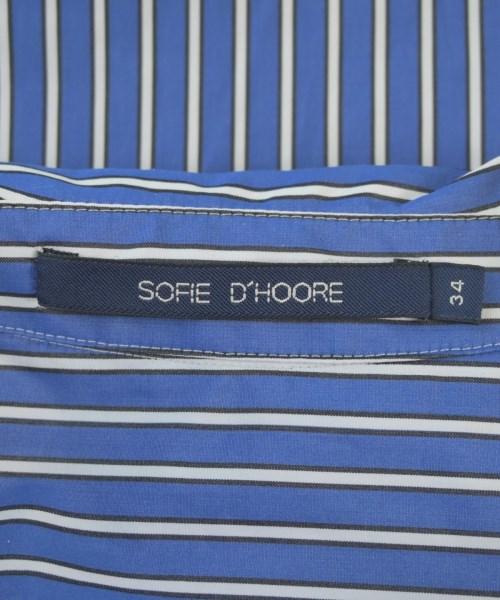 SOFIE D'HOORE（ソフィードール）カジュアルシャツ 青 サイズ:34(XS位) レディース/2200680648020