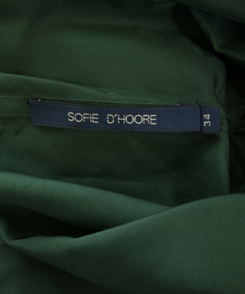 SOFIE D'HOORE（ソフィードール）ワンピース 緑 サイズ:34(XS位) レディース/2200689450082