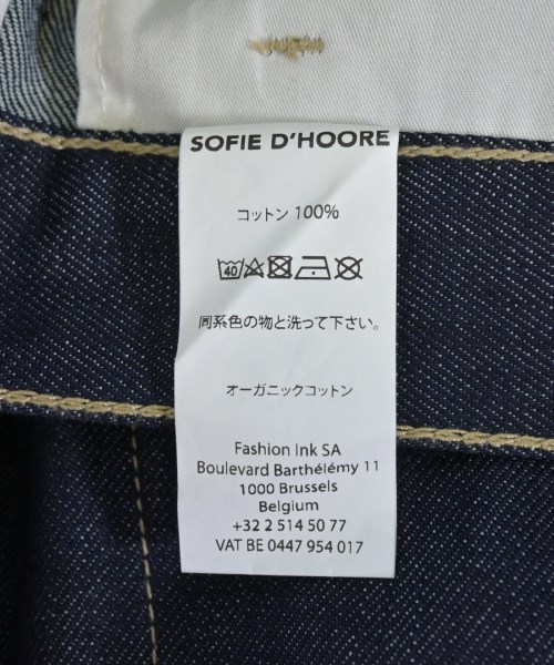 SOFIE D'HOORE（ソフィードール）デニムパンツ 紺 サイズ:34(XS位) レディース/2200732194116