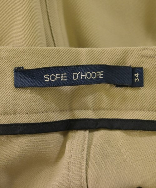 SOFIE D'HOORE（ソフィードール）スラックス ベージュ サイズ:34(XS位) レディース/2200718413156