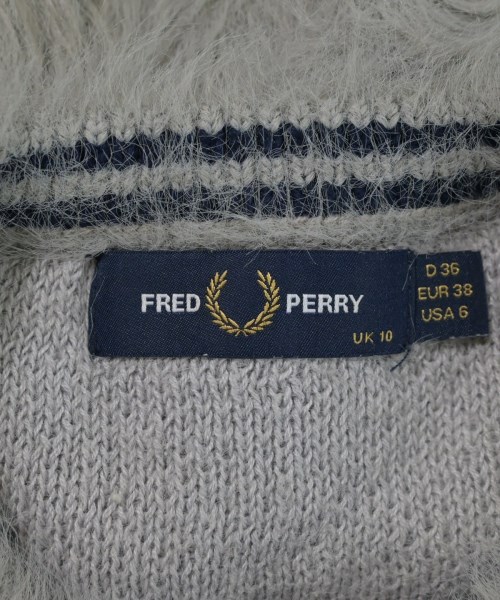 FRED PERRY（フレッドペリー）ニット・セーター グレー サイズ:38(M位) レディース/2200639716039