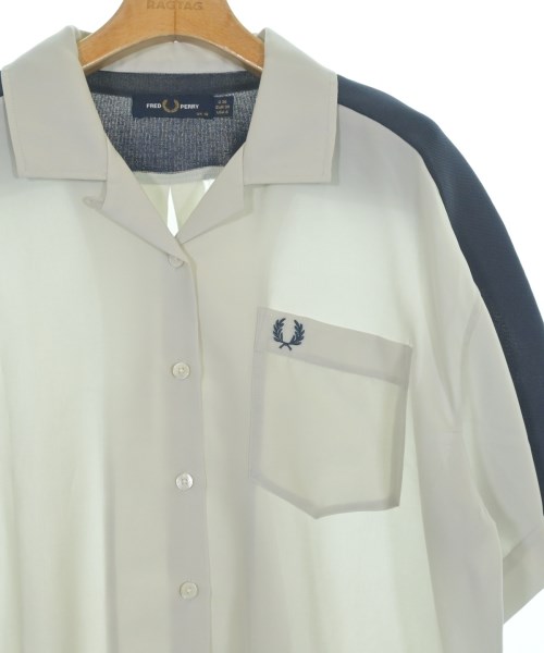 FRED PERRY（フレッドペリー）カジュアルシャツ 白 サイズ:36(S位) レディース/2200620798129