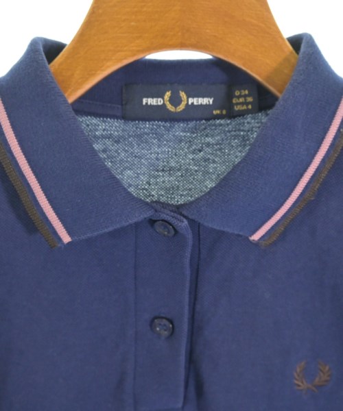 FRED PERRY（フレッドペリー）ポロシャツ 紺 サイズ:36(S位) レディース/2200615606064