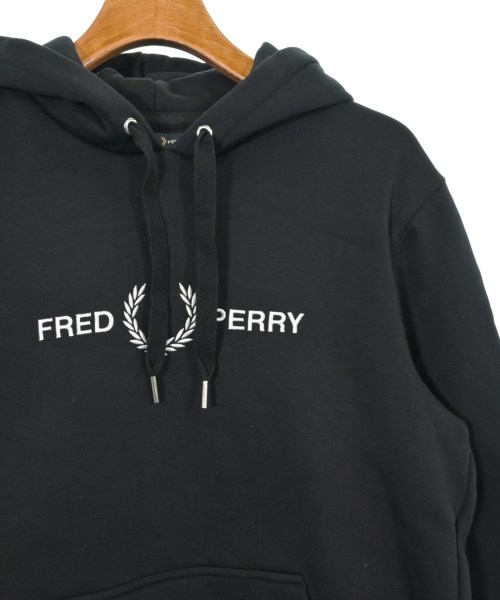 FRED PERRY（フレッドペリー）パーカー 黒 サイズ:S レディース/2200624817161
