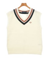 FRED PERRY（フレッドペリー）ベスト 白 サイズ:38(M位) レディース/2200616873052