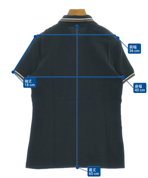 FRED PERRY（フレッドペリー）ポロシャツ 黒 サイズ:36(S位) レディース/2200616873434
