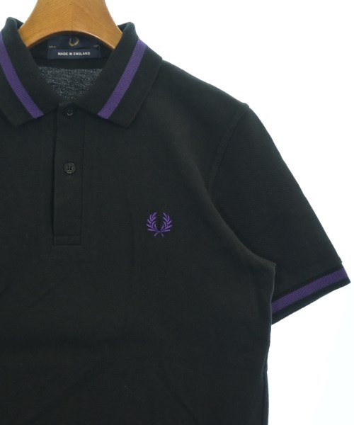 FRED PERRY（フレッドペリー）ポロシャツ 黒 サイズ:36(S位) レディース/2200616873441