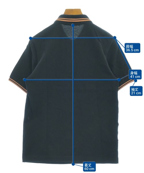 FRED PERRY（フレッドペリー）ポロシャツ 紺 サイズ:36(S位) レディース/2200616873465
