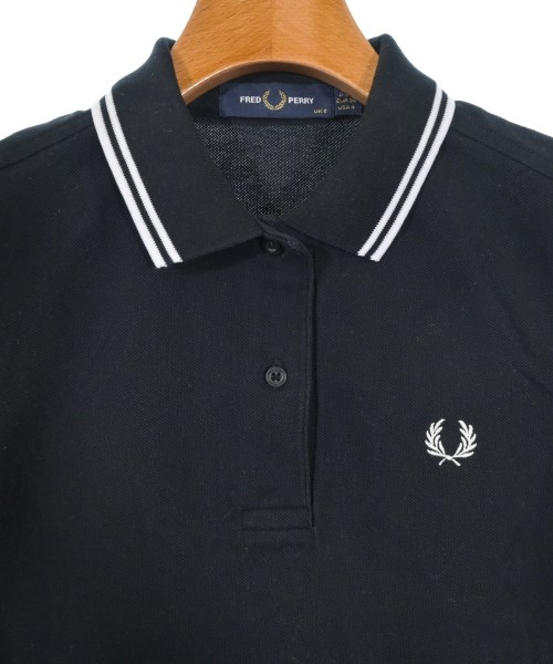 FRED PERRY（フレッドペリー）ポロシャツ 黒 サイズ:36(S位) レディース/2200616873472