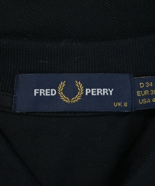 FRED PERRY（フレッドペリー）ポロシャツ 黒 サイズ:36(S位) レディース/2200631688082