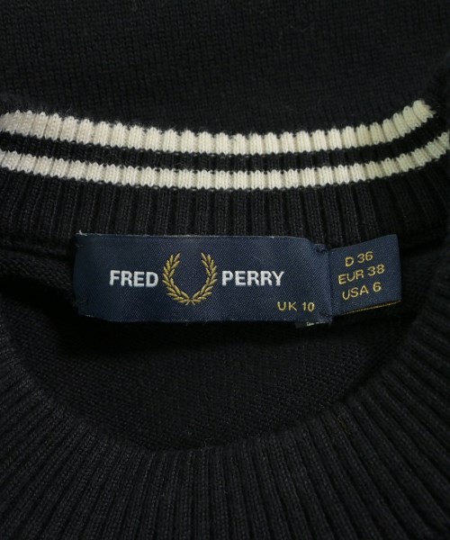 FRED PERRY（フレッドペリー）ニット・セーター 黒 サイズ:38(M位) レディース/2200617449072