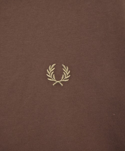 FRED PERRY（フレッドペリー）Tシャツ・カットソー 茶 サイズ:36(S位) レディース/2200611241092