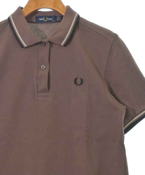 FRED PERRY（フレッドペリー）ポロシャツ 茶 サイズ:36(S位) レディース/2200611317032