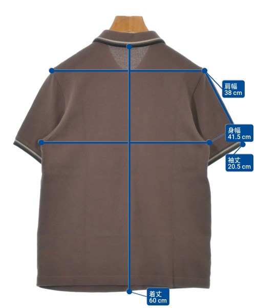 FRED PERRY（フレッドペリー）ポロシャツ 茶 サイズ:36(S位) レディース/2200611317032