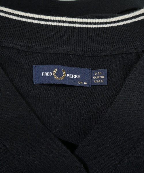 FRED PERRY（フレッドペリー）カーディガン 黒 サイズ:38(M位) レディース/2200611020390