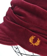 FRED PERRY（フレッドペリー）キャスケット 赤 サイズ:57 レディース/2200669320138