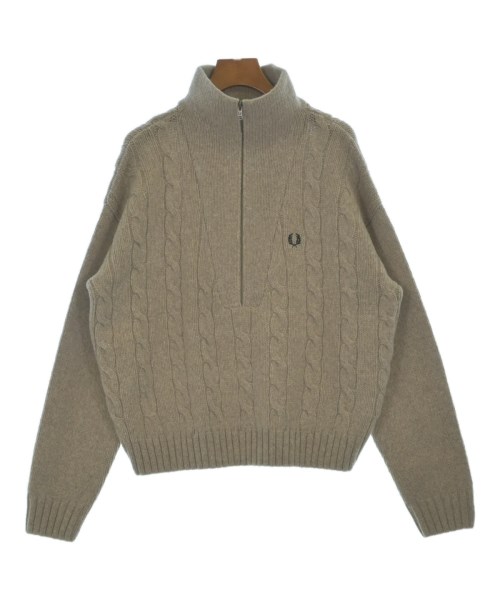 FRED PERRY(フレッドペリー)ニット・セーター ベージュ サイズ:10(M位)/2200673369390