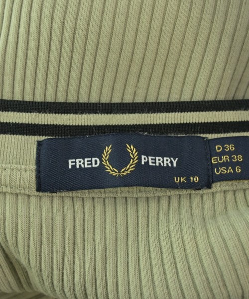 FRED PERRY（フレッドペリー）カーディガン カーキ サイズ:10(M位) レディース/2200671835033