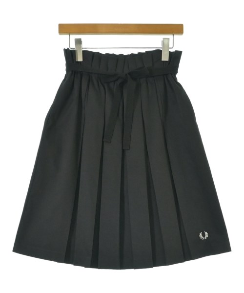FRED PERRY(フレッドペリー)ひざ丈スカート 黒 サイズ:38(M位)/2200669343090