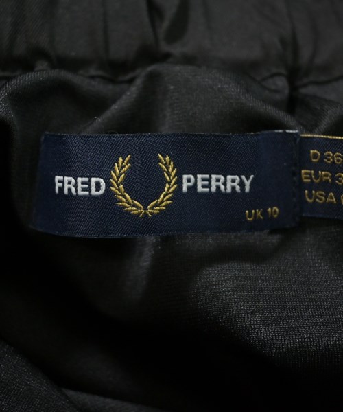 FRED PERRY（フレッドペリー）ひざ丈スカート 黒 サイズ:38(M位) レディース/2200669343090