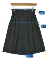 FRED PERRY（フレッドペリー）ひざ丈スカート 黒 サイズ:38(M位) レディース/2200669343090