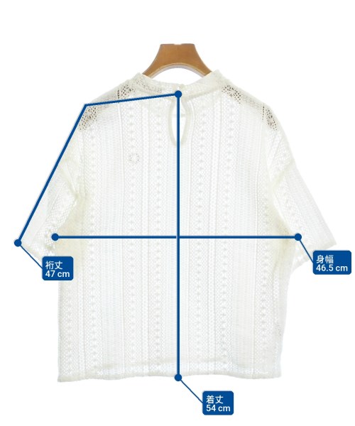 FRED PERRY（フレッドペリー）ブラウス 白 サイズ:38(XL位) レディース/2200674097353