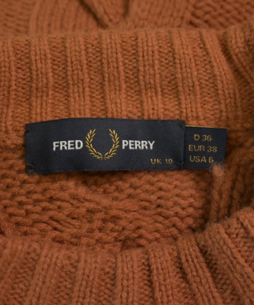 FRED PERRY（フレッドペリー）ニット・セーター オレンジ サイズ:38(M位) レディース/2200680610041