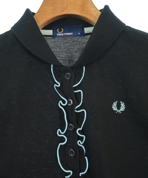 FRED PERRY（フレッドペリー）ポロシャツ 黒 サイズ:M レディース/2200679846048