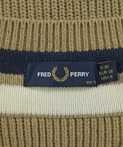 FRED PERRY（フレッドペリー）ベスト ベージュ サイズ:38(M位) レディース/2200688122287