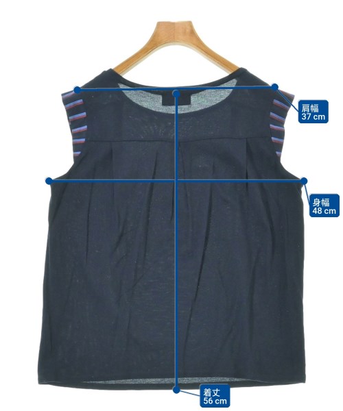 FRED PERRY（フレッドペリー）ノースリーブ 紺 サイズ:10(L位) レディース/2200695986049