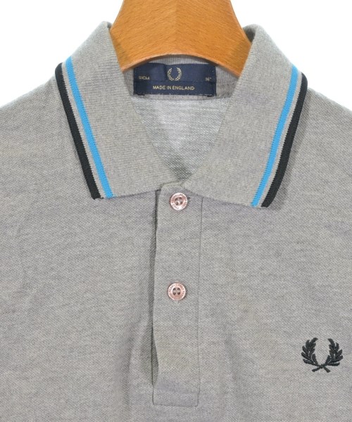 FRED PERRY（フレッドペリー）ポロシャツ グレー サイズ:36(S位) レディース/2200698734074