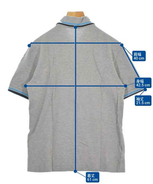 FRED PERRY（フレッドペリー）ポロシャツ グレー サイズ:36(S位) レディース/2200698734074