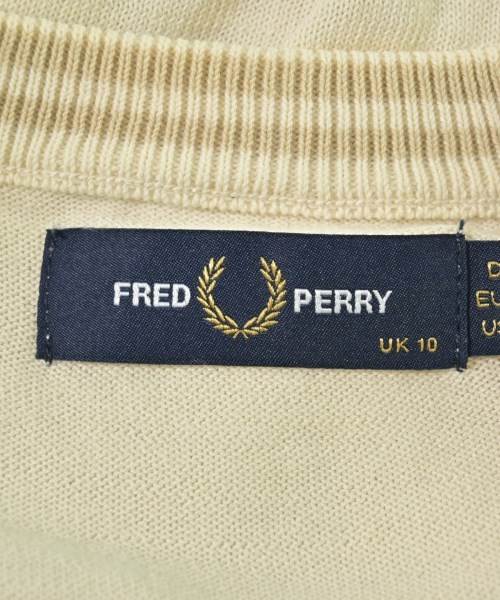 FRED PERRY（フレッドペリー）カーディガン ベージュ サイズ:36(S位) レディース/2200697697264