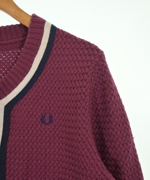 FRED PERRY（フレッドペリー）カーディガン 紫 サイズ:M レディース/2200712188029