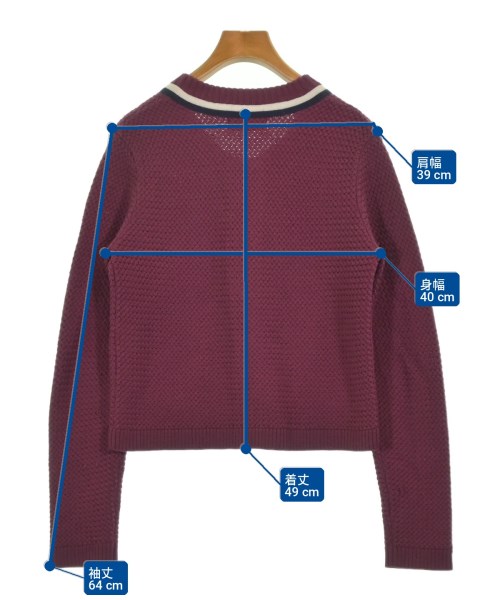 FRED PERRY（フレッドペリー）カーディガン 紫 サイズ:M レディース/2200712188029