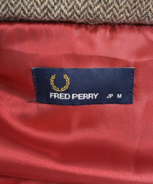 FRED PERRY（フレッドペリー）ダウンジャケット/ダウンベスト 茶 サイズ:M レディース/2200709722144