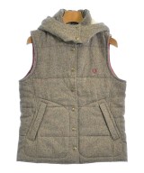 FRED PERRY（フレッドペリー）ダウンジャケット/ダウンベスト 茶 サイズ:M レディース/2200709722144