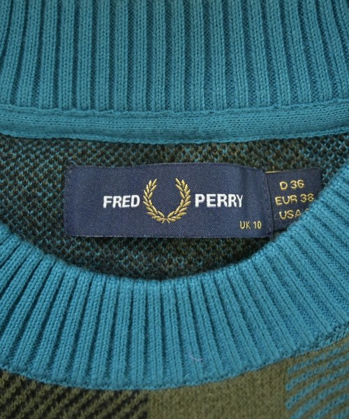 FRED PERRY（フレッドペリー）ニット・セーター 青 サイズ:38(M位) レディース/2200715019160