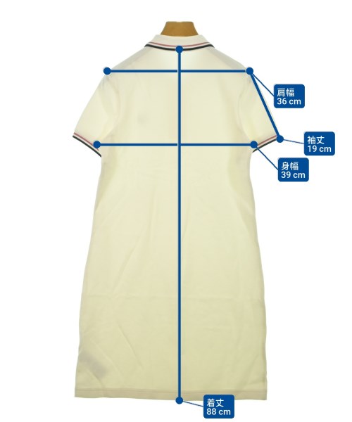 FRED PERRY（フレッドペリー）ワンピース 白 サイズ:36(S位) レディース/2200646838038