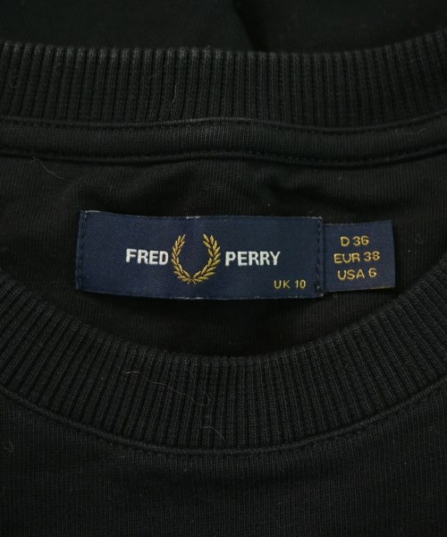 FRED PERRY（フレッドペリー）スウェット 黒 サイズ:10(M位) レディース/2200647976029