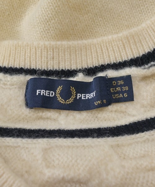 FRED PERRY（フレッドペリー）ニット・セーター 白 サイズ:10(M位) レディース/2200651828048