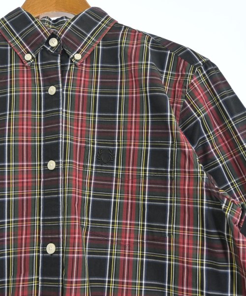 FRED PERRY（フレッドペリー）シャツワンピース 黒 サイズ:36(S位) レディース/2200645928211