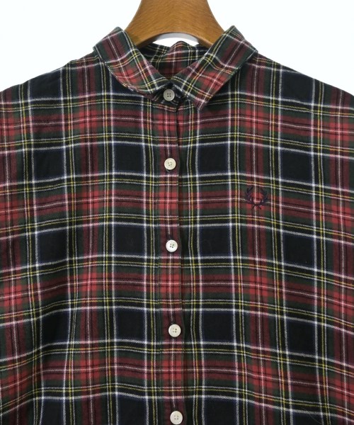 FRED PERRY（フレッドペリー）シャツワンピース 赤 サイズ:38(M位) レディース/2200701273033