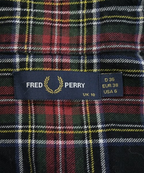 FRED PERRY（フレッドペリー）シャツワンピース 赤 サイズ:38(M位) レディース/2200701273040