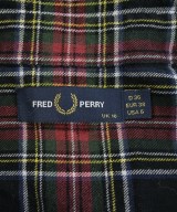 FRED PERRY（フレッドペリー）シャツワンピース 赤 サイズ:38(M位) レディース/2200701273040