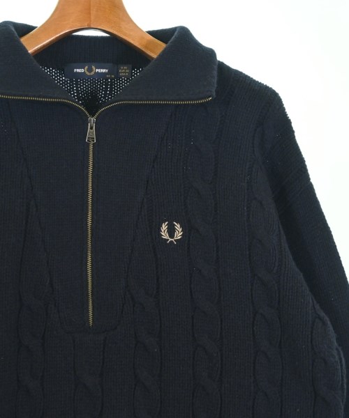 FRED PERRY（フレッドペリー）ニット・セーター 紺 サイズ:36(S位) レディース/2200703793034