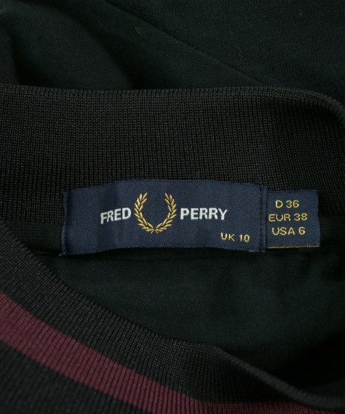 FRED PERRY（フレッドペリー）Tシャツ・カットソー 黒 サイズ:38(M位) レディース/2200707791203